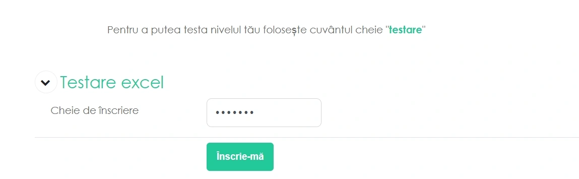 Cum să obții acces la testarea Excel